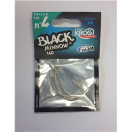 Fiiish Krog Hooks Black Minnow 140