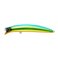 114 Metal Blue Back Chartreuse