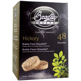 Bradley Smoker Hickory Flavour Bisquettes 48 Pack